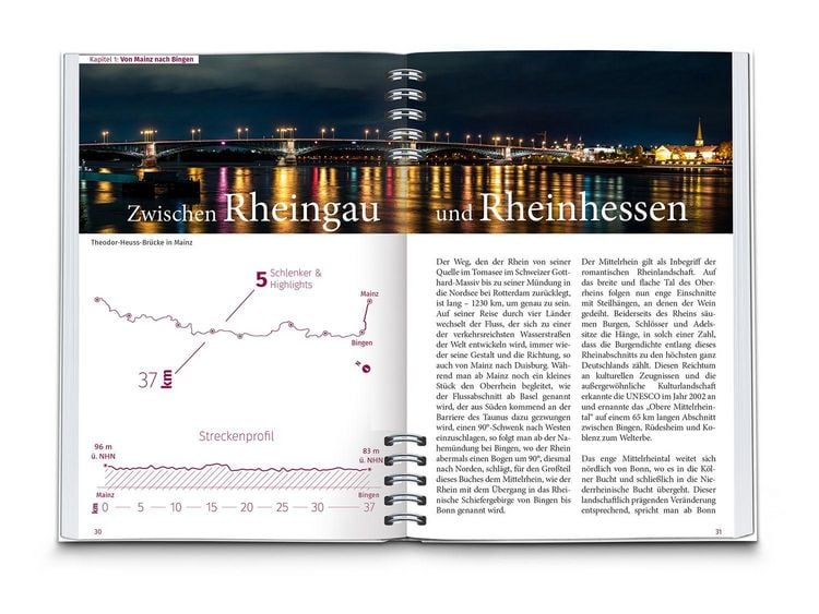 Produktbild: KOMPASS Radreisef&uuml;hrer Rheinradweg