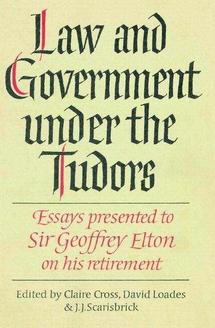 Produktbild: Law and Government Under the Tudors
