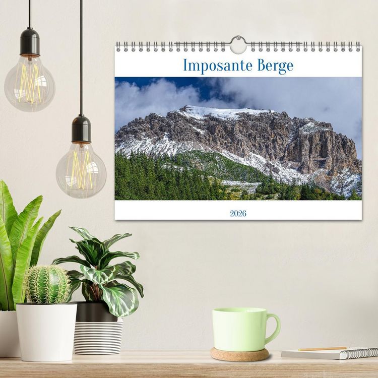 Produktbild: Imposante Berge (Wandkalender 2026 DIN A4 quer), CALVENDO Monatskalender