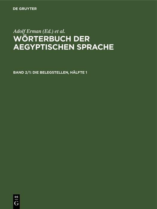 Produktbild: Die Belegstellen, H&auml;lfte 1