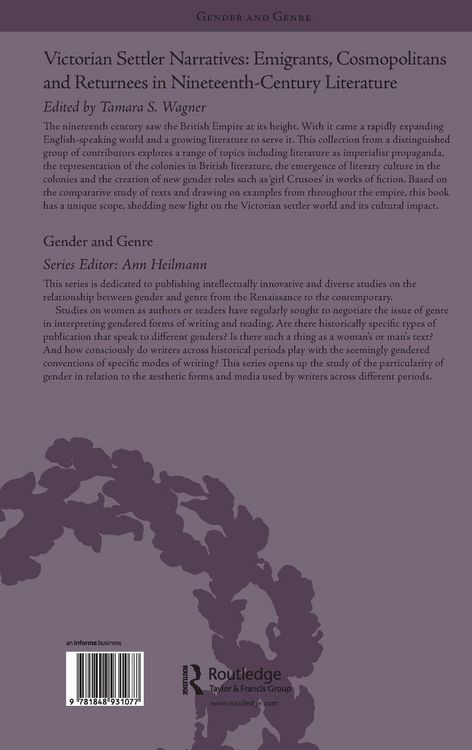 Produktbild: Victorian Settler Narratives