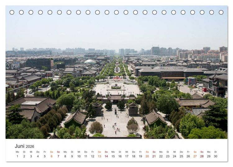 Produktbild: China - Tradition und Moderne (Tischkalender 2026 DIN A5 quer), CALVENDO Monatskalender