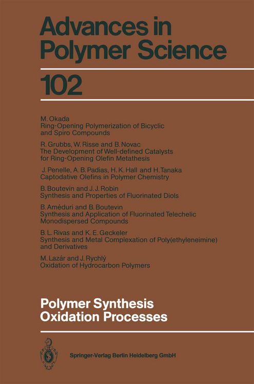 Produktbild: Polymer Synthesis Oxidation Processes