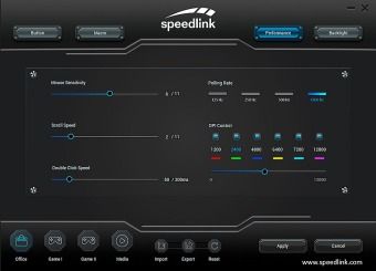 Produktbild: SPEEDLINK DECUS NX RGB Gaming Mouse, white