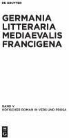 Produktbild: H&ouml;fischer Roman in Vers und Prosa