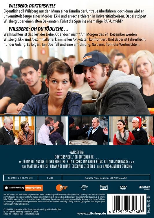 Produktbild: Wilsberg 13 - Doktorspiele/Oh du t&ouml;dliche...