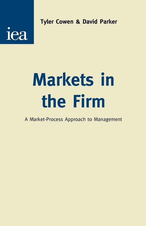 Produktbild: Markets in the Firm