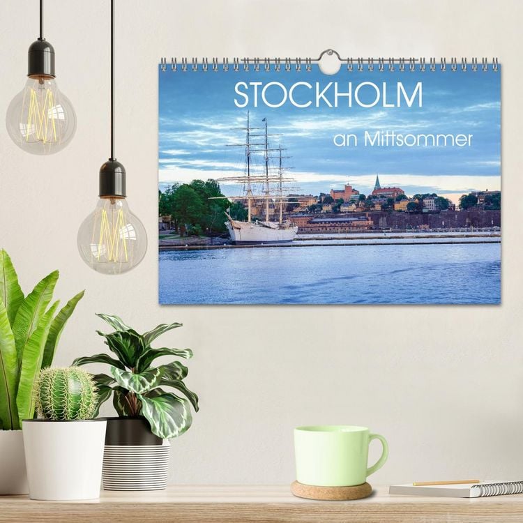Produktbild: Stockholm an Mittsommer (Wandkalender 2026 DIN A4 quer), CALVENDO Monatskalender