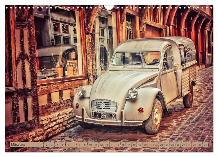 Produktbild: Die Legende - die Ente, Citro&euml;n 2CV (Wandkalender 2026 DIN A3 quer), CALVENDO Monatskalender