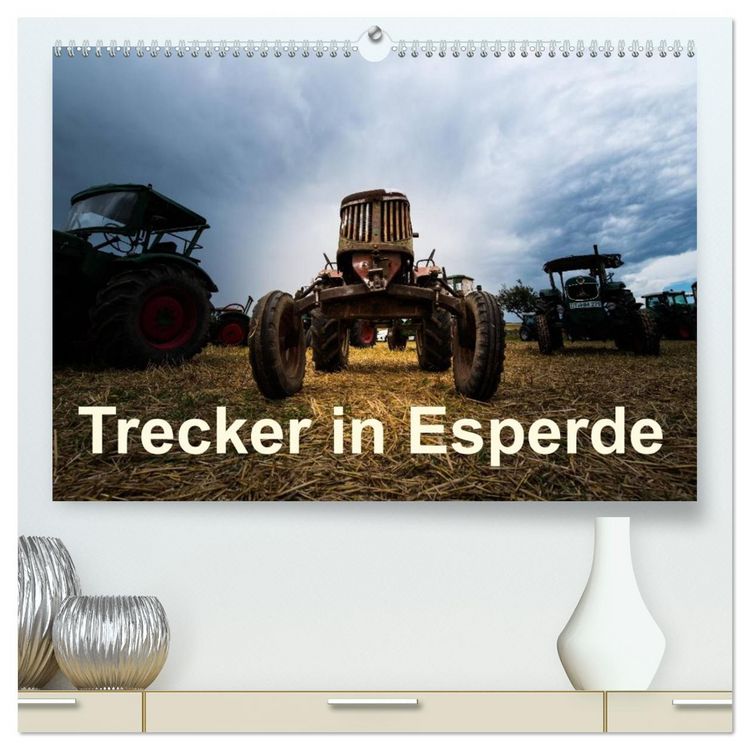 Produktbild: Treckertreff in Esperde (hochwertiger Premium Wandkalender 2026 DIN A2 quer), Kunstdruck in Hochglanz