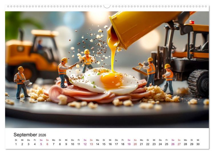 Produktbild: Winzige Welten - die kleinen Helfer des Jahres (Wandkalender 2026 DIN A2 quer), CALVENDO Monatskalender