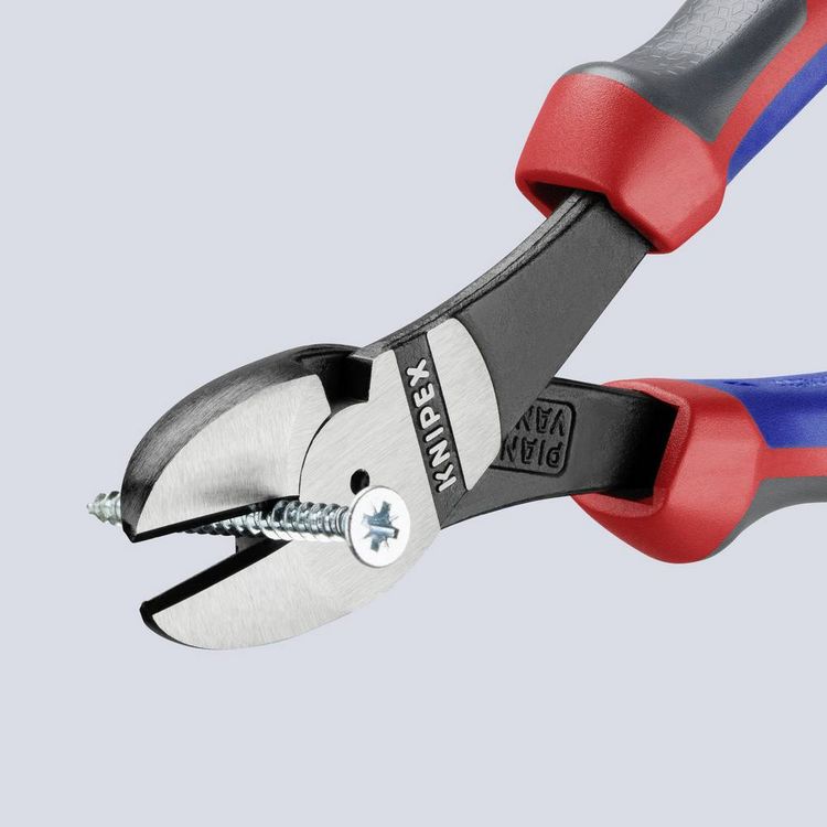 Produktbild: Knipex 74 02 180 Werkstatt Kraft-Seitenschneider mit Facette 180 mm