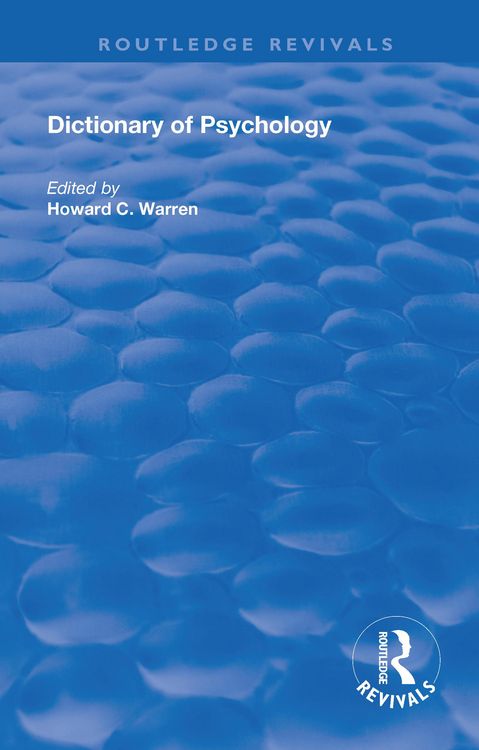 Produktbild: Dictionary of Psychology
