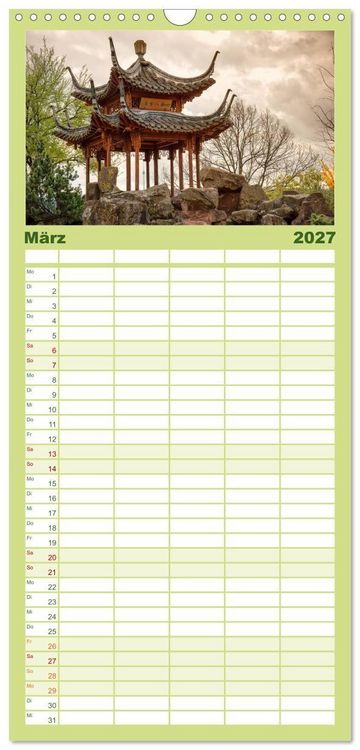 Produktbild: Familienplaner 2027 - stadtansichten stuttgart mit 5 Spalten (Wandkalender, 21 x 45 cm) CALVENDO