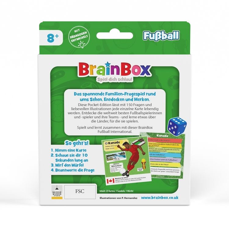 BrainBox Fußball, Lernspiel, 1 Spieler, ab 8 Jahren (G1-13909) ab € 25,90 | Preisvergleich bei