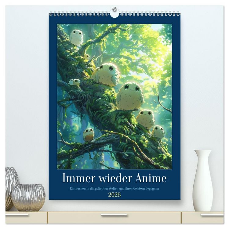 Produktbild: Immer wieder Anime (hochwertiger Premium Wandkalender 2026 DIN A2 hoch), Kunstdruck in Hochglanz