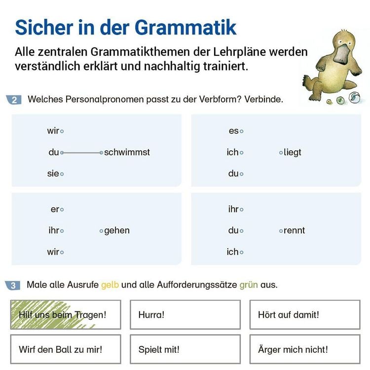 Produktbild: Grammatik mit Rico Schnabel, Klasse 3