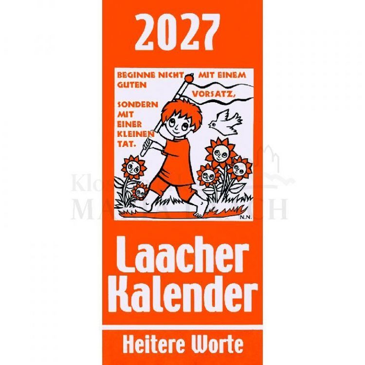 Produktbild: Laacher Kalender- Heitere Worte 2027-