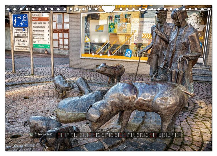 Steinau an der Straße (Wandkalender 2025 DIN A4 quer), CALVENDO Monatskalender