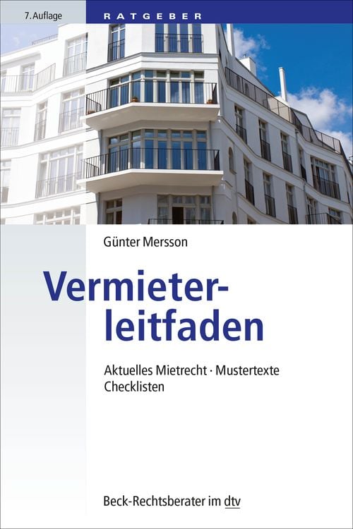 Bild vom Artikel Vermieterleitfaden vom Autor Günter Mersson