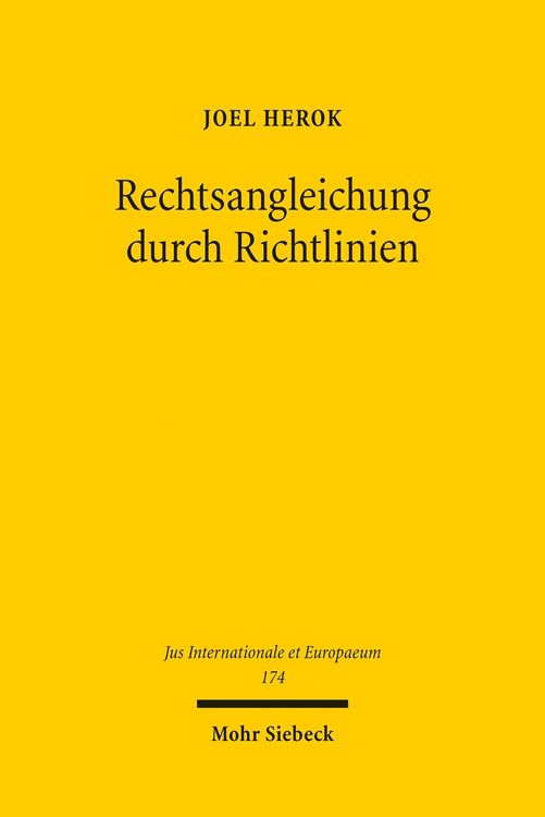Produktbild: Rechtsangleichung durch Richtlinien