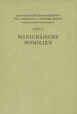 Produktbild: Manich&auml;ische Handschriften der Sammlung A. Chester Beatty