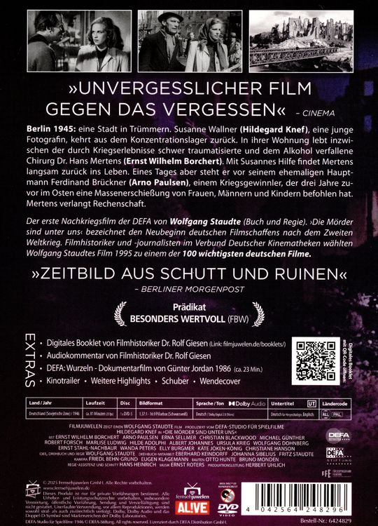 Produktbild: Die M&ouml;rder sind unter uns (DEFA Filmjuwelen)