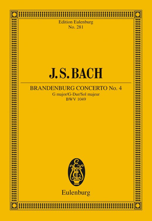 Produktbild: Brandenburg Concerto No. 4 G major