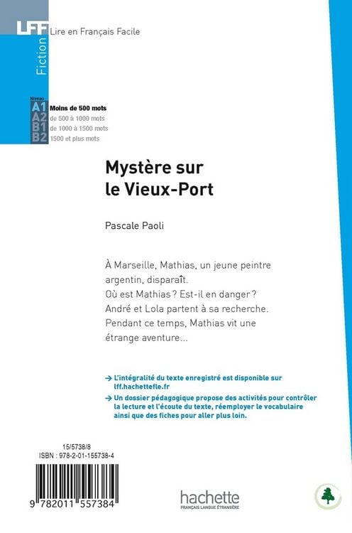 Produktbild: Mystere sur le Vieux-Port + audio download - LFF A1