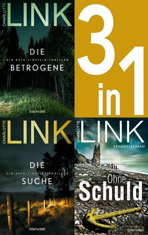 Produktbild: Die Kate-Linville-Reihe Band 1-3: Die Betrogene / Die Suche / Ohne Schuld (3in1-Bundle)