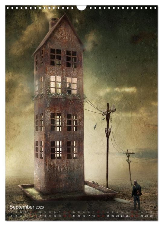 Produktbild: Hinter dem Horizont im Reich der Fantasie (Wandkalender 2026 DIN A3 hoch), CALVENDO Monatskalender