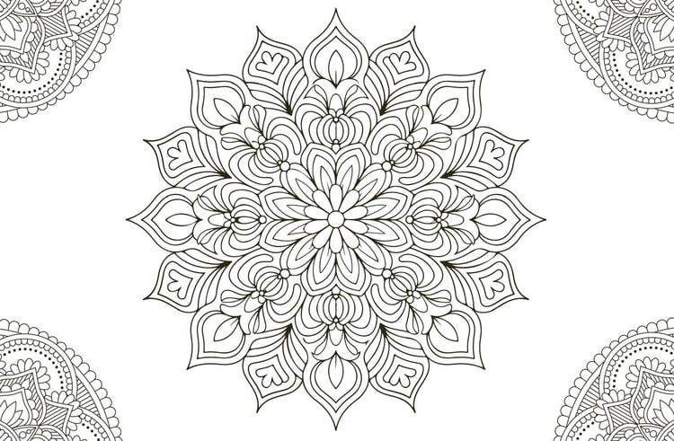 Produktbild: 50 cozy Karten zum Ausmalen &ndash; Relaxen mit Mandalas
