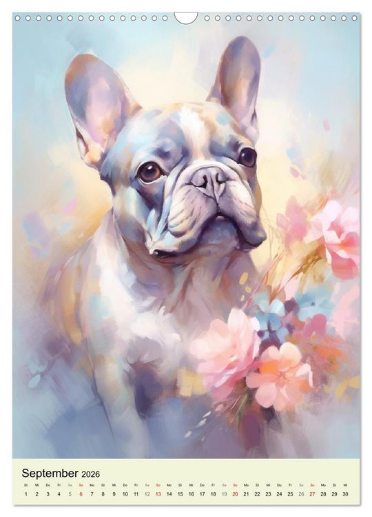 Produktbild: Kleine Hunde. Entz&uuml;ckend, lieblich, duftig (Wandkalender 2026 DIN A3 hoch), CALVENDO Monatskalender