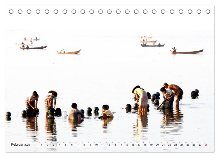 Produktbild: Myanmar - Reise durch das alte Burma (Tischkalender 2026 DIN A5 quer), CALVENDO Monatskalender