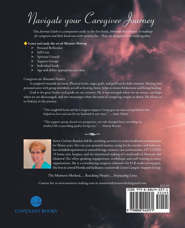 Produktbild: Moments that Matter; A Life Changing Companion Journey Guide for Caregiver Support Groups or Individual Study