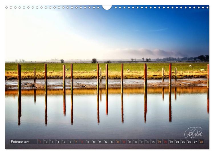 Produktbild: Friesland - Watt und Nordsee / CH-Version (Wandkalender 2026 DIN A3 quer), CALVENDO Monatskalender