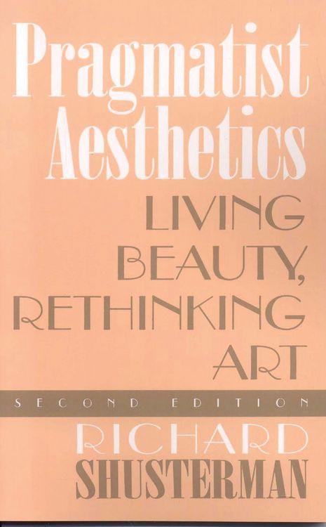 Produktbild: Pragmatist Aesthetics