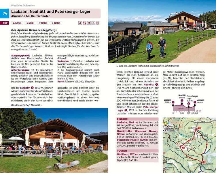 Produktbild: ROTHER Wanderbuch Wandern zu Almen & H&uuml;tten - S&uuml;dtirol Ost