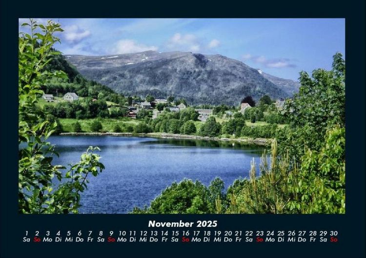 Produktbild: Bergige Welten 2025 Fotokalender DIN A4