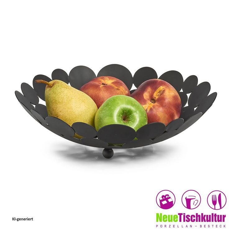 Produktbild: neuetischkultur Obstschale Schwarz Obstschale Schwarz