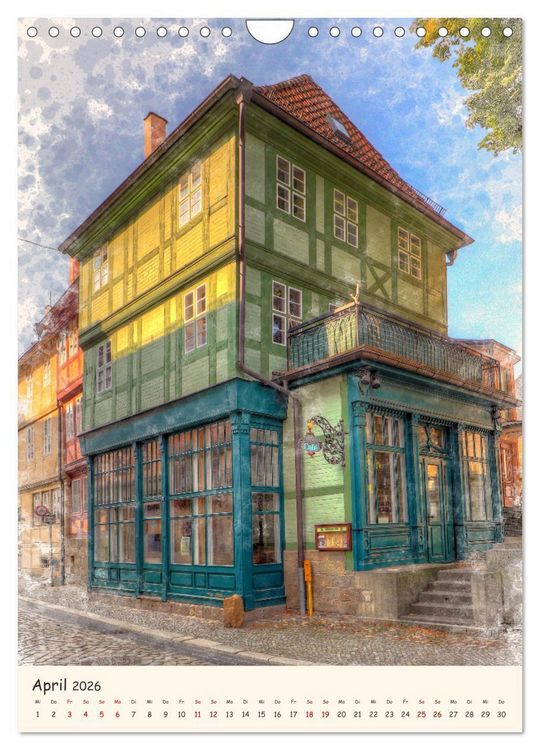 Produktbild: Quedlinburg - unsere Stadt (Wandkalender 2026 DIN A4 hoch), CALVENDO Monatskalender