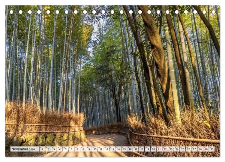 Produktbild: Kyoto - &Auml;sthetik der Stille (Tischkalender 2026 DIN A5 quer), CALVENDO Monatskalender