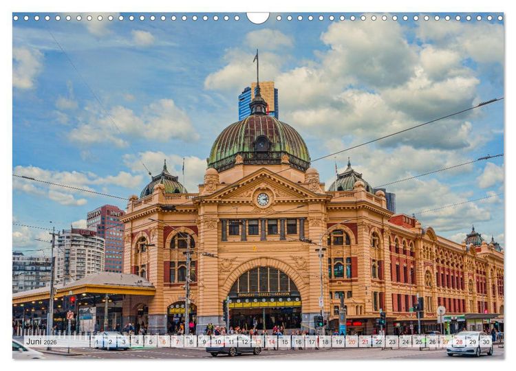 Produktbild: Melbourne Impressionen (Wandkalender 2026 DIN A3 quer), CALVENDO Monatskalender