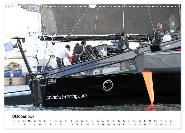 Produktbild: Gigantische Segel-Trimarane (Wandkalender 2027 DIN A3 quer), CALVENDO Monatskalender