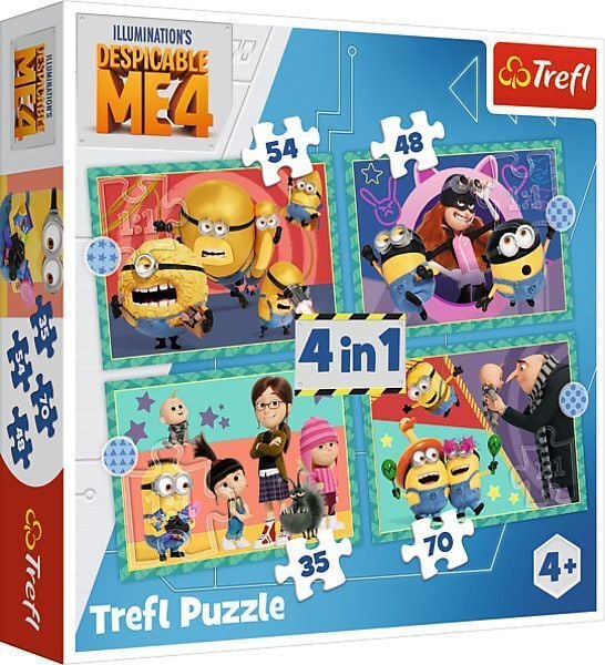 Produktbild: 4 in 1 Puzzle - Minions