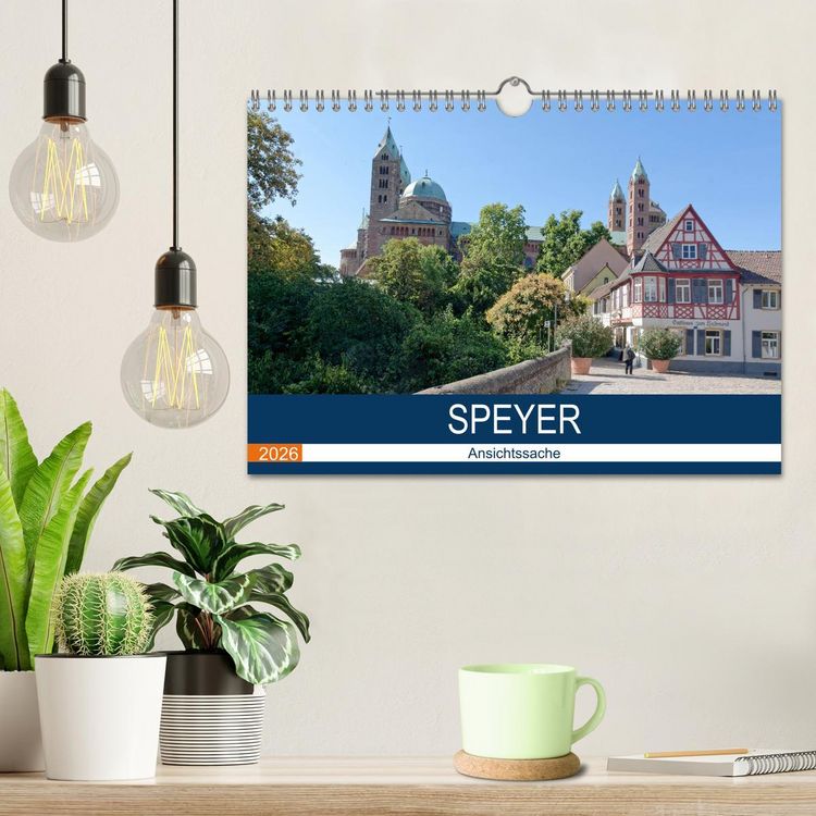 Produktbild: Speyer - Ansichtssache (Wandkalender 2026 DIN A4 quer), CALVENDO Monatskalender
