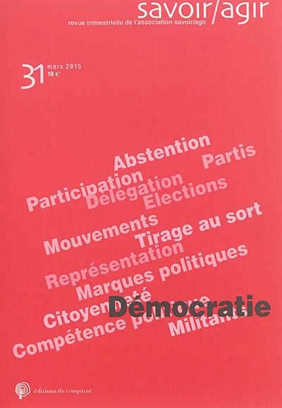 Produktbild: Savoir/agir ; Democratie