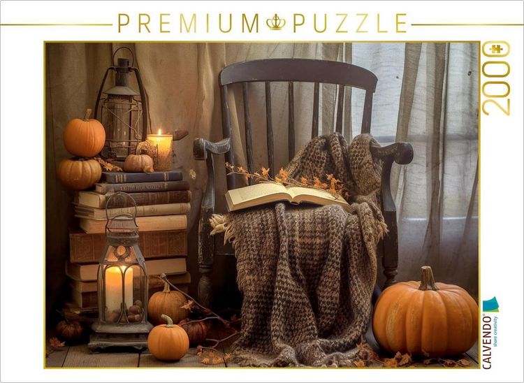 Produktbild: CALVENDO Puzzle K&uuml;rbiszeit | 2000 Teile Lege-Gr&ouml;&szlig;e 90x67cm Foto-Puzzle f&uuml;r gl&uuml;ckliche Stunden