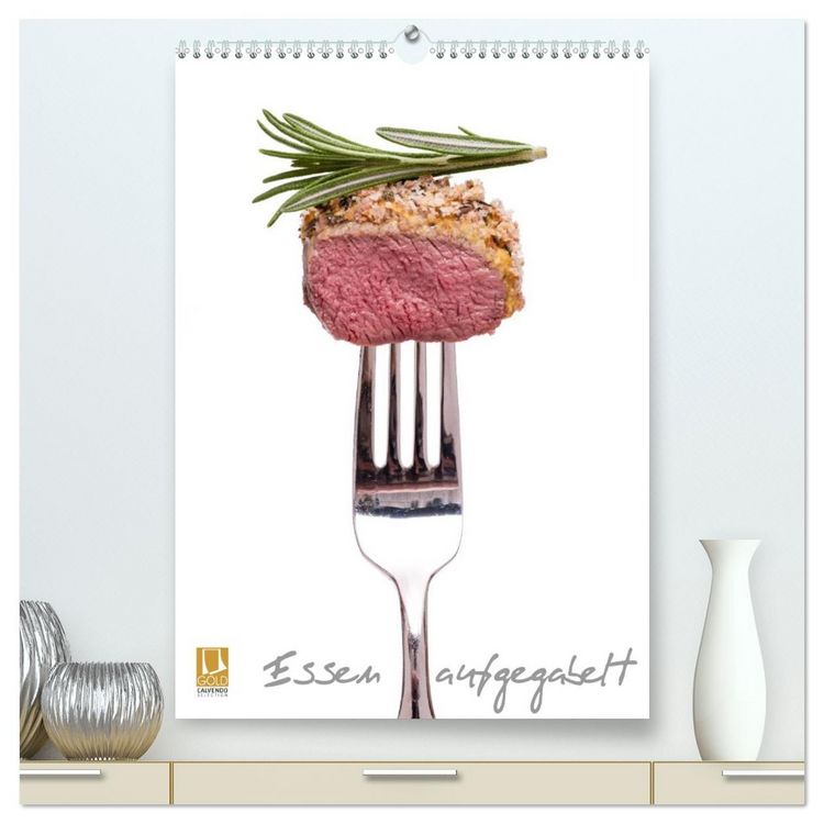 Produktbild: Essen aufgegabelt (hochwertiger Premium Wandkalender 2026 DIN A2 hoch), Kunstdruck in Hochglanz