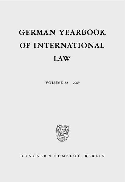 Produktbild: German Yearbook of International Law - Jahrbuch f&uuml;r Internationales Recht.